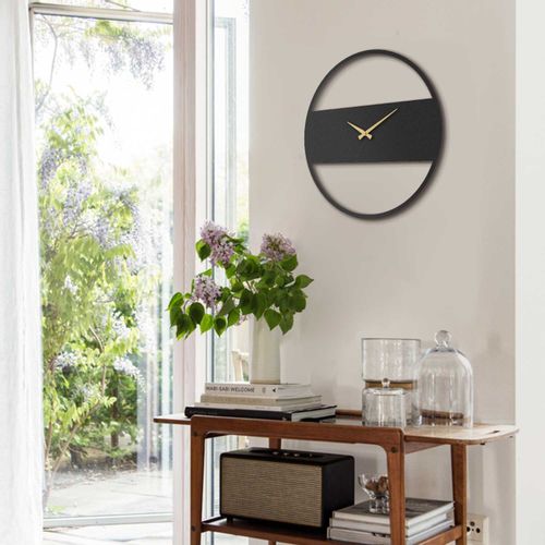 Wallity Ukrasni metalni zidni sat Stripe Metal Wall Clock - APS103 slika 2