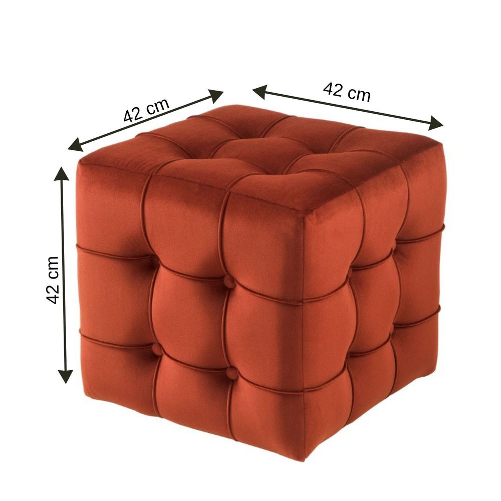 Pouffe Lizbon - Narandžasti slika 4