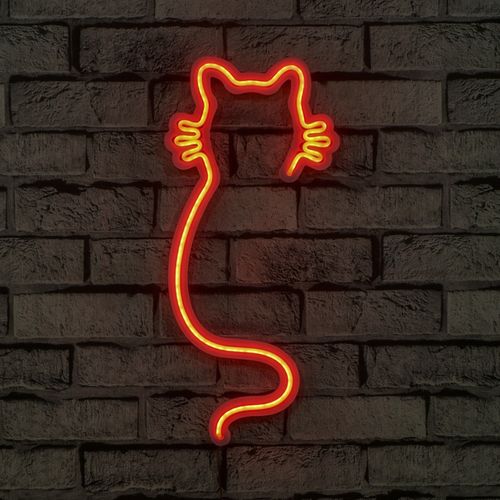 Cat - Red Red Decorative Plastic Led Lighting slika 1