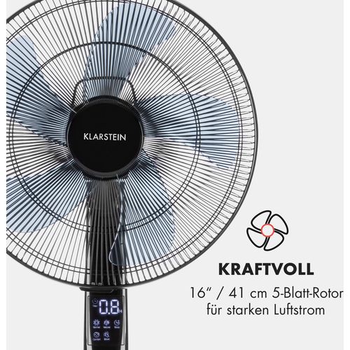 Klarstein Silent Storm stojeći ventilator, Crna slika 14