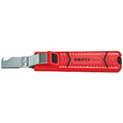 Knipex alat za skidanje izolacije schlagfestes Kunststoffgehäuse 165 mm  8,0 - 28,0 mm okrugli kabel 16 20 165 SB slika 1