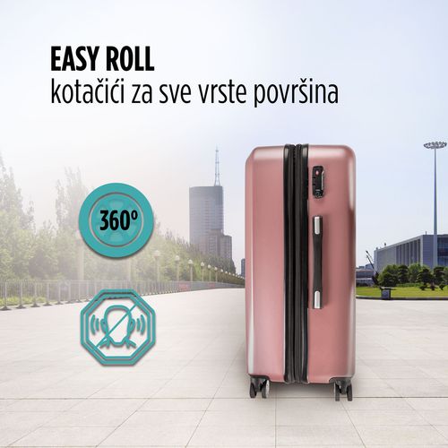 Putni kofer Scandinavia Carbon Series - rosegold, 60l rose 60l slika 9