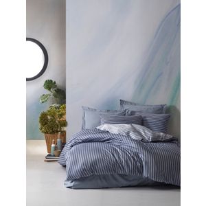 L'essential Maison Bamboo - Plavi bambusov set posteljine sa dvostrukim prekrivačem