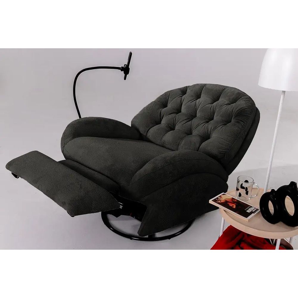 Električni Relax Fotelja Dream - Crna slika 3