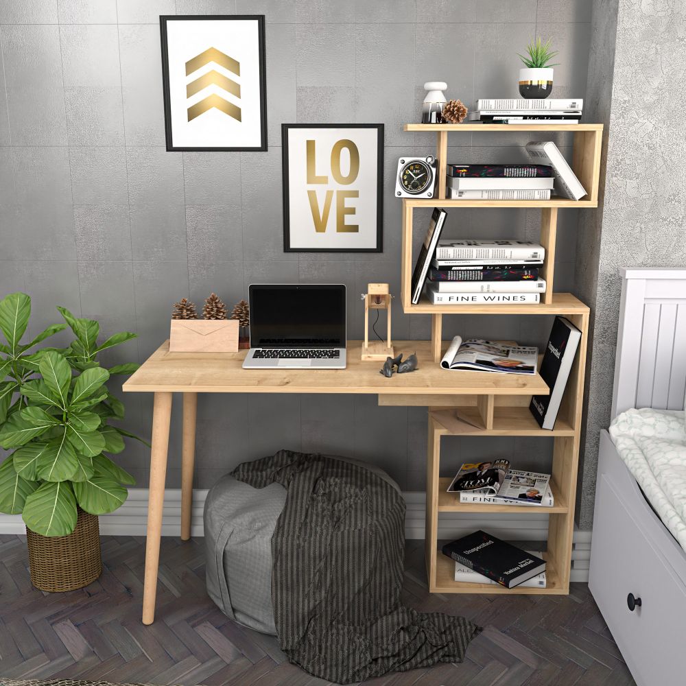 Radni stol Vina - Oak Oak slika 1