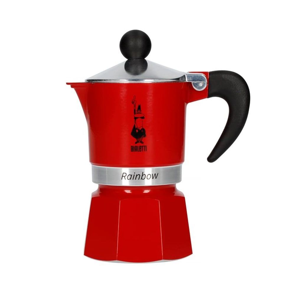 Bialetti Rainbow moka pot crvena za 1 šolju slika 2