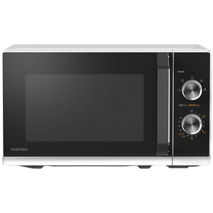 SOLO Microwave Oven, 23 Litres, Rotating Plate with Storage, Timer, Built-in LED Lights, 800 W, color:White, Dimensions: 442*368*260 mm