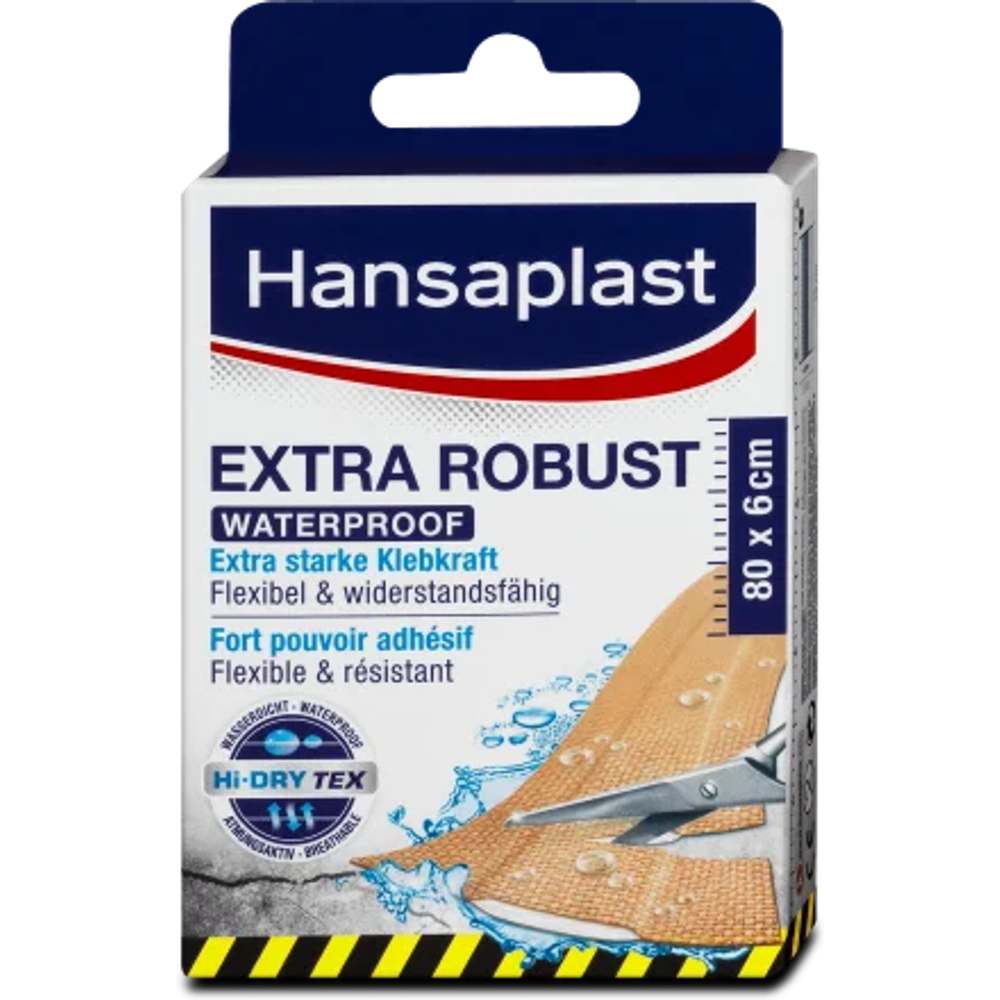 Hansaplast Extra Robust 80 cm x 6 cm flastera slika 1