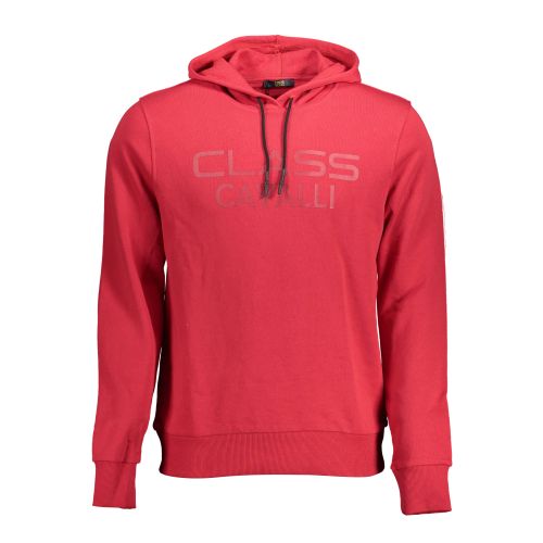 CAVALLI CLASS SWEATSHIRT WITHOUT ZIP MAN RED slika 1