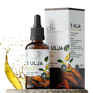 Eliksir serum za vlasište kose 5 Ulja 30ml