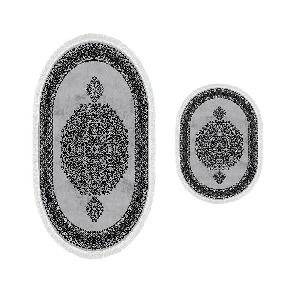 Set Sivih Kupatilskih Podmetača (2 Komada) - 410602-O slika 2