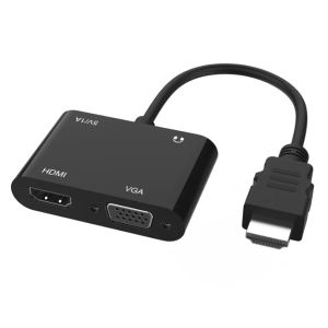 Linkom Adapter-konvertor HDMI na HDMI+VGA+Micro+Audio
