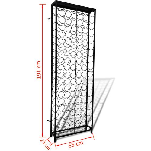 Stalak za Vino za 108 Boca Metalni slika 20