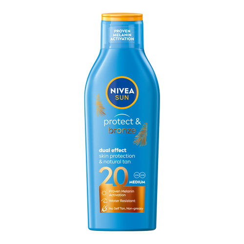 NIVEA SUN protect & bronze losion za sunčanje SPF 20 200 ml slika 1