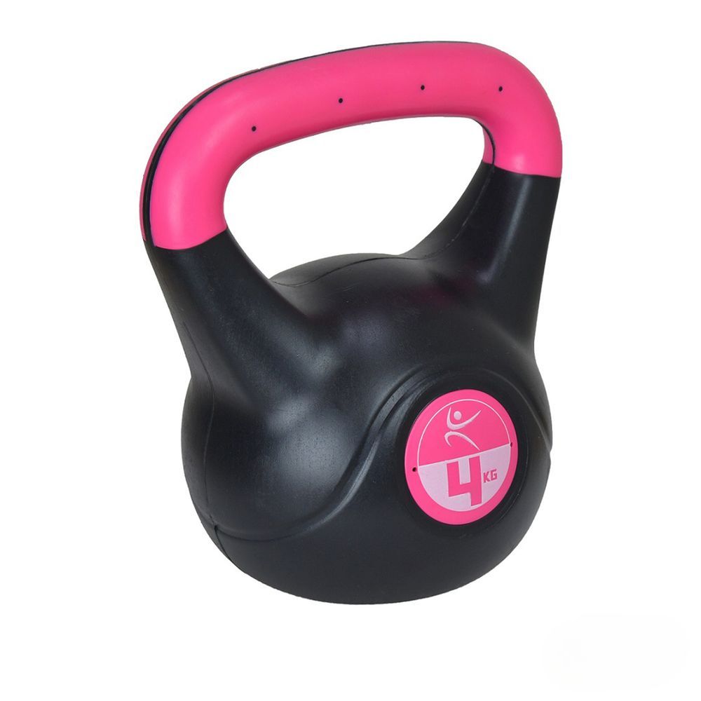 Lifefit Girja Kettlebell Vinyl 4kg, Pink slika 1