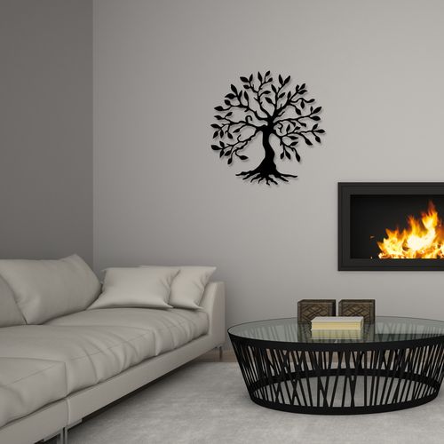 Tree Metal Wall Decor Black Decorative Metal Wall Accessory slika 3