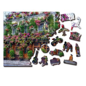 Wooden City Drvene puzzle - London Pab M