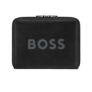 Hugo Boss Mapa konferencijska A5 Boss Cut Out HTM613H crna/siva