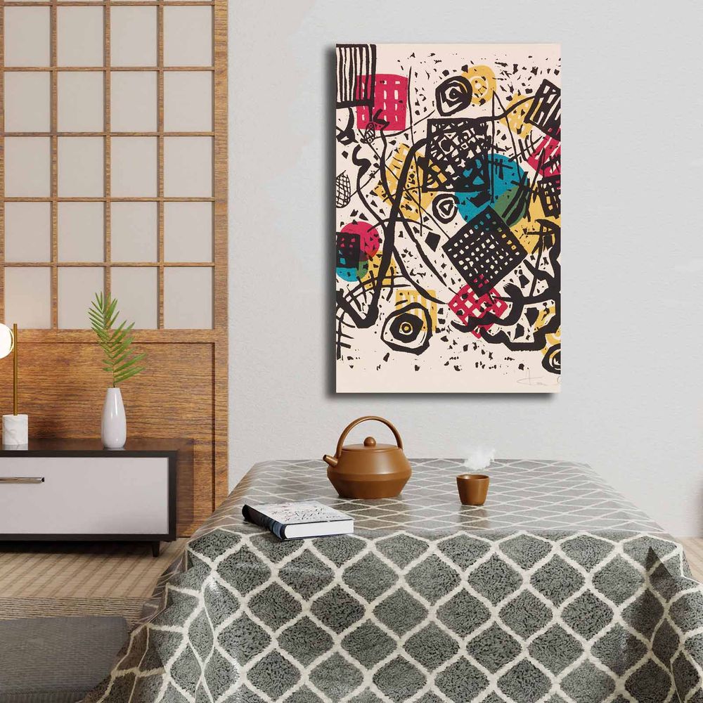 Dekorativna Slika na Platnu 'Kandinsky Inspiracija' 45x70 cm slika 1
