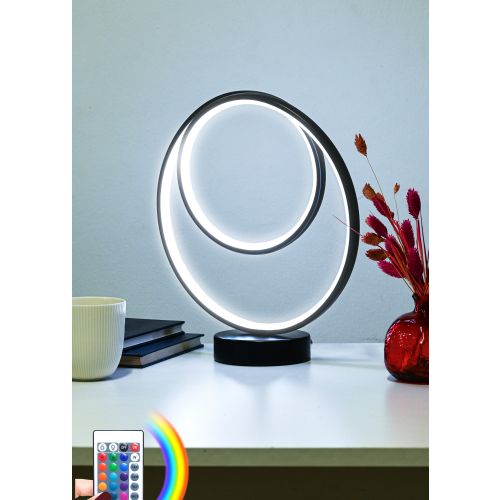 Opviq Stolna svjetiljka, Cezanne Black - Multicolor Light slika 3