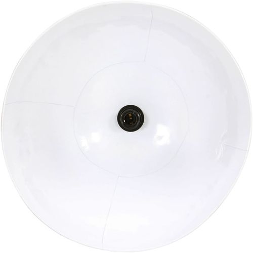 Viseća svjetiljka 25 W bijela okrugla 48 cm E27 slika 39