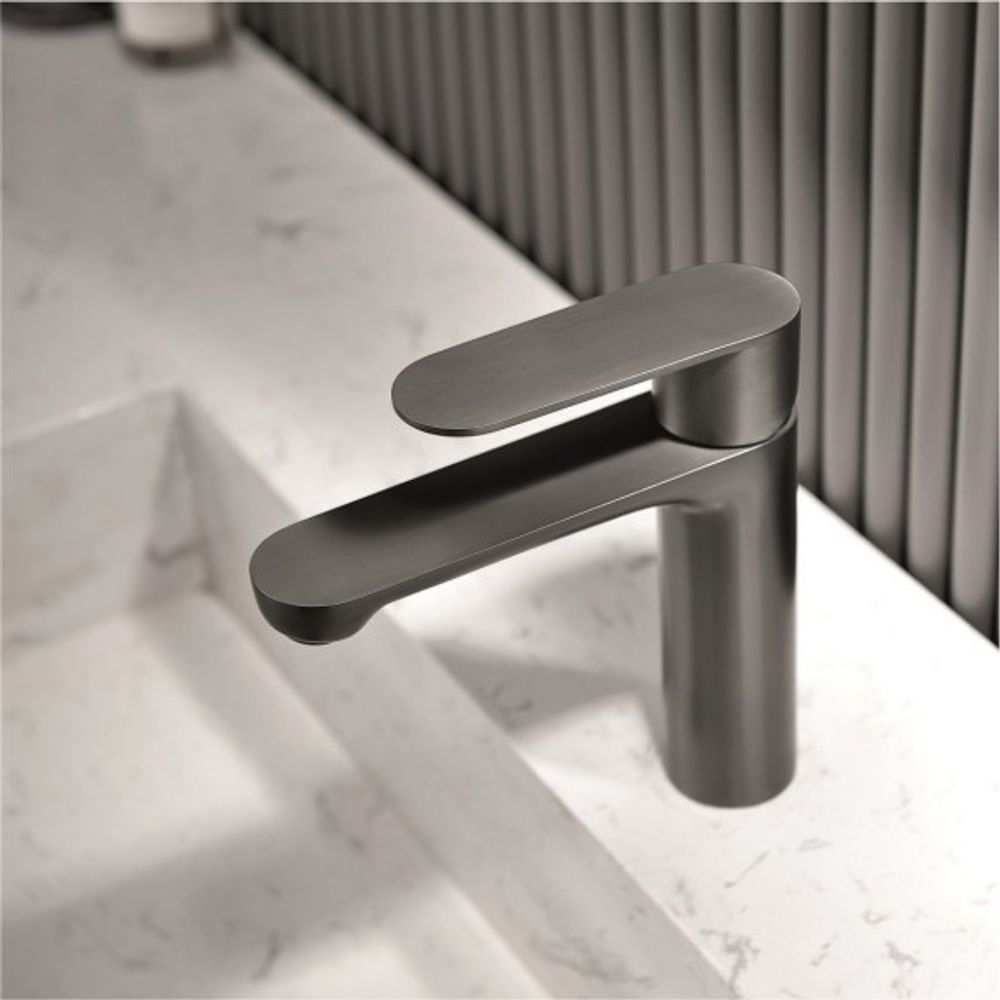 Inter Ceramic slavina za umivaonik venice ss304 gun grey slika 2