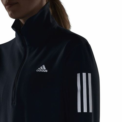 Ženska majica dugih rukava Adidas Own the Run 1/2 Zip Indigo L slika 2