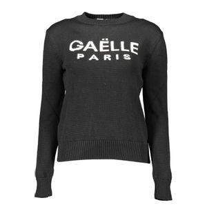 GAELLE PARIS WOMEN'S BLACK SWEATER