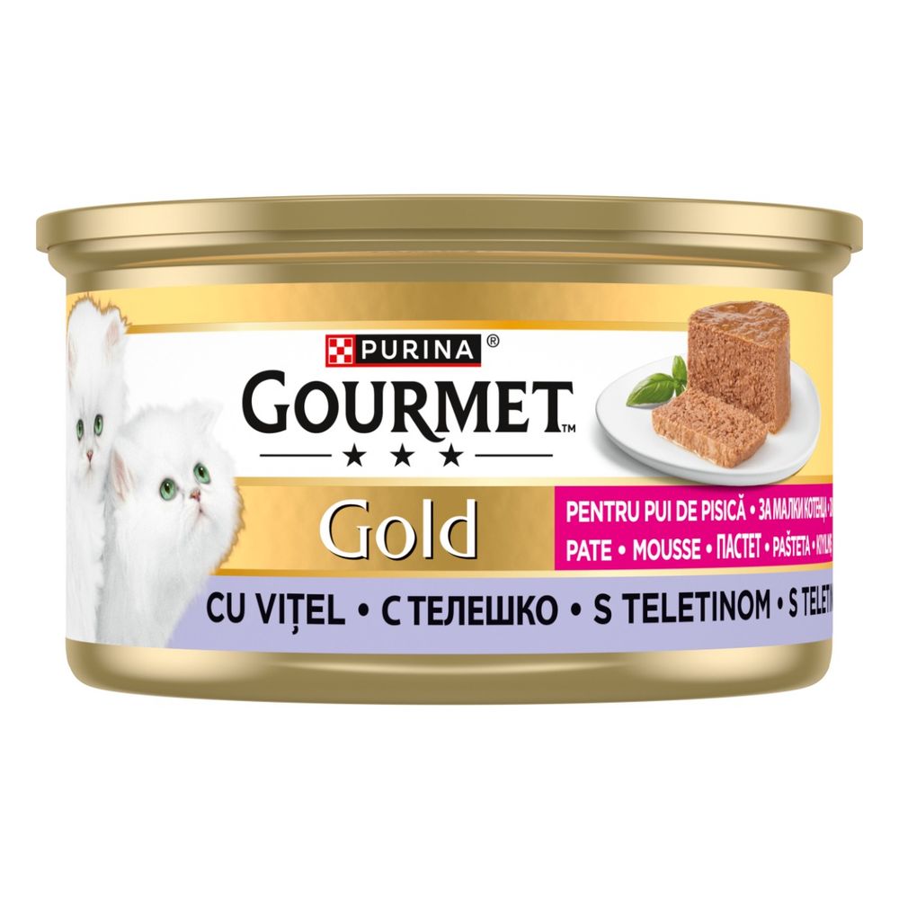 Gourmet Gold Kitten mousse teletina 85 g slika 1
