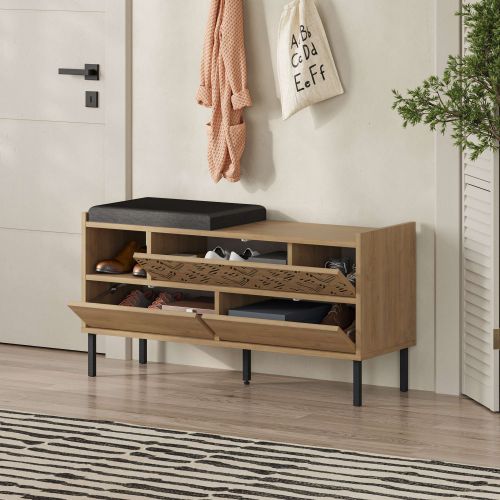 Heaton Shoe Bench - Sapphire, Oak Sapphire
Oak Shoe Cabinet slika 3