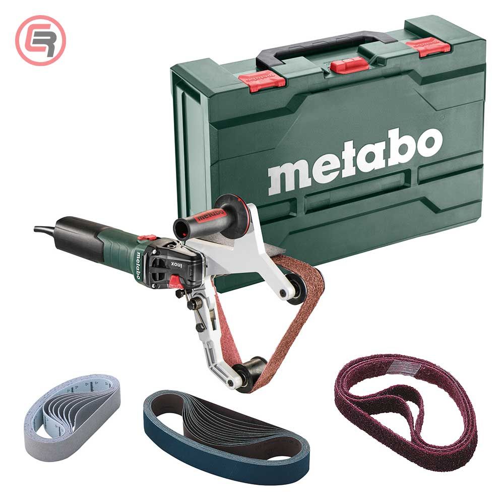 Metabo Brusilica RBE 15-180 Set Tračna Za Inox Cijevi 1.550 W + metaBOX 185 XL - 602243500 slika 1
