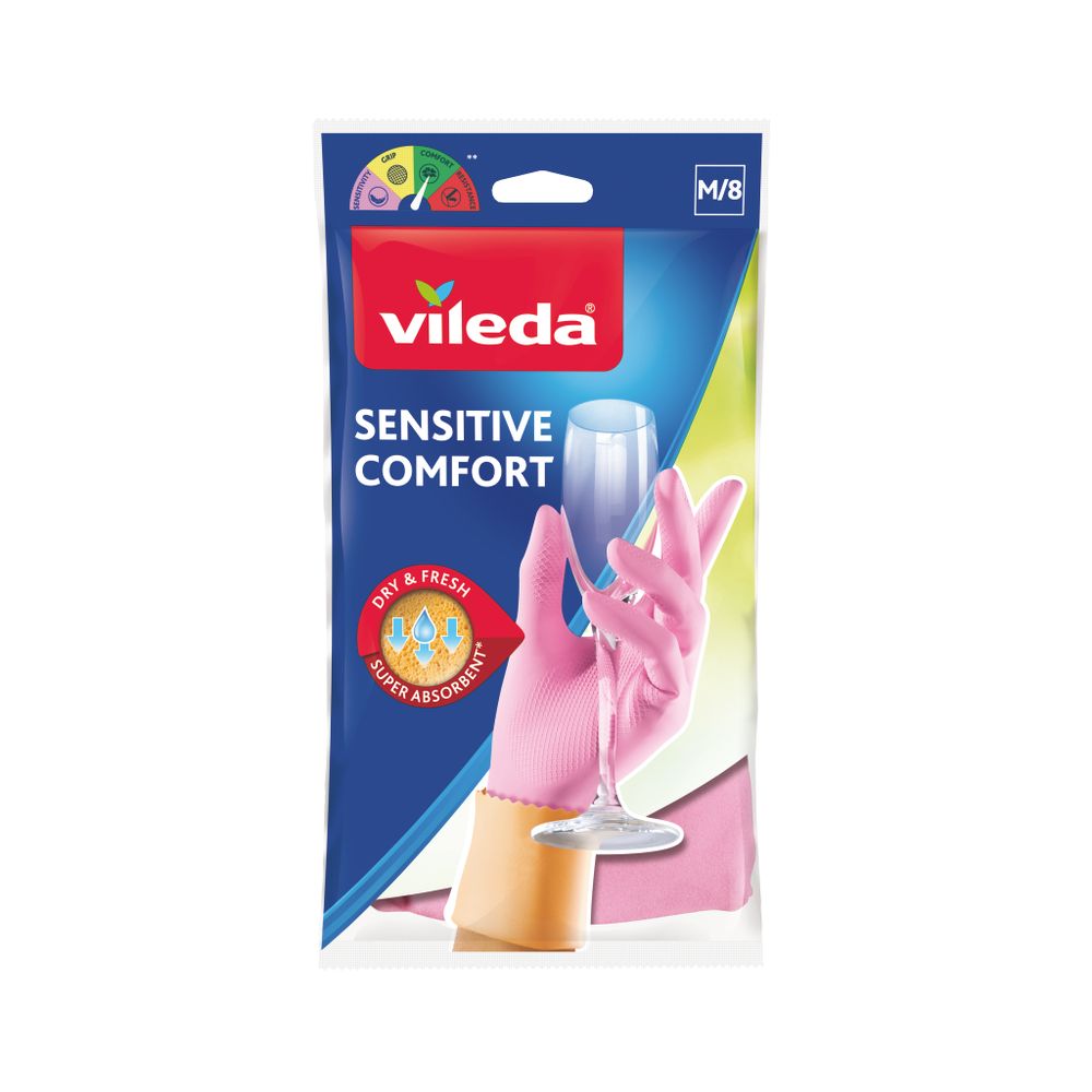 Vileda Rukavice Comfort sensitive - srednje slika 1