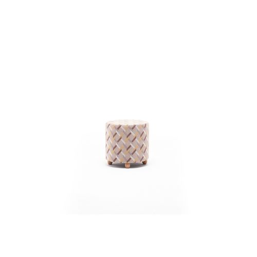 Perla Puf Silindar Multicolor Pouffe slika 5