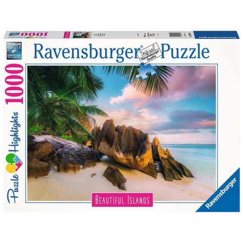 Puzzle Ravensburger 169078 Seychelles 1000 Dijelovi slika 1