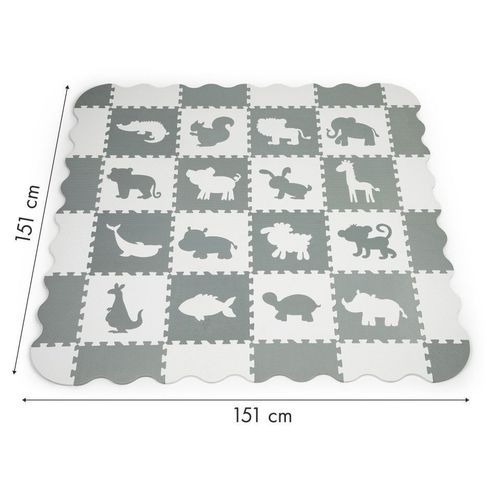 EcoToys Podloga Za Igru Sa Ogradom 36El. 154X154 slika 5