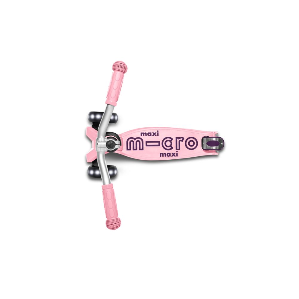 Micro Romobil Maxi Deluxe Pro LED, Rose slika 6