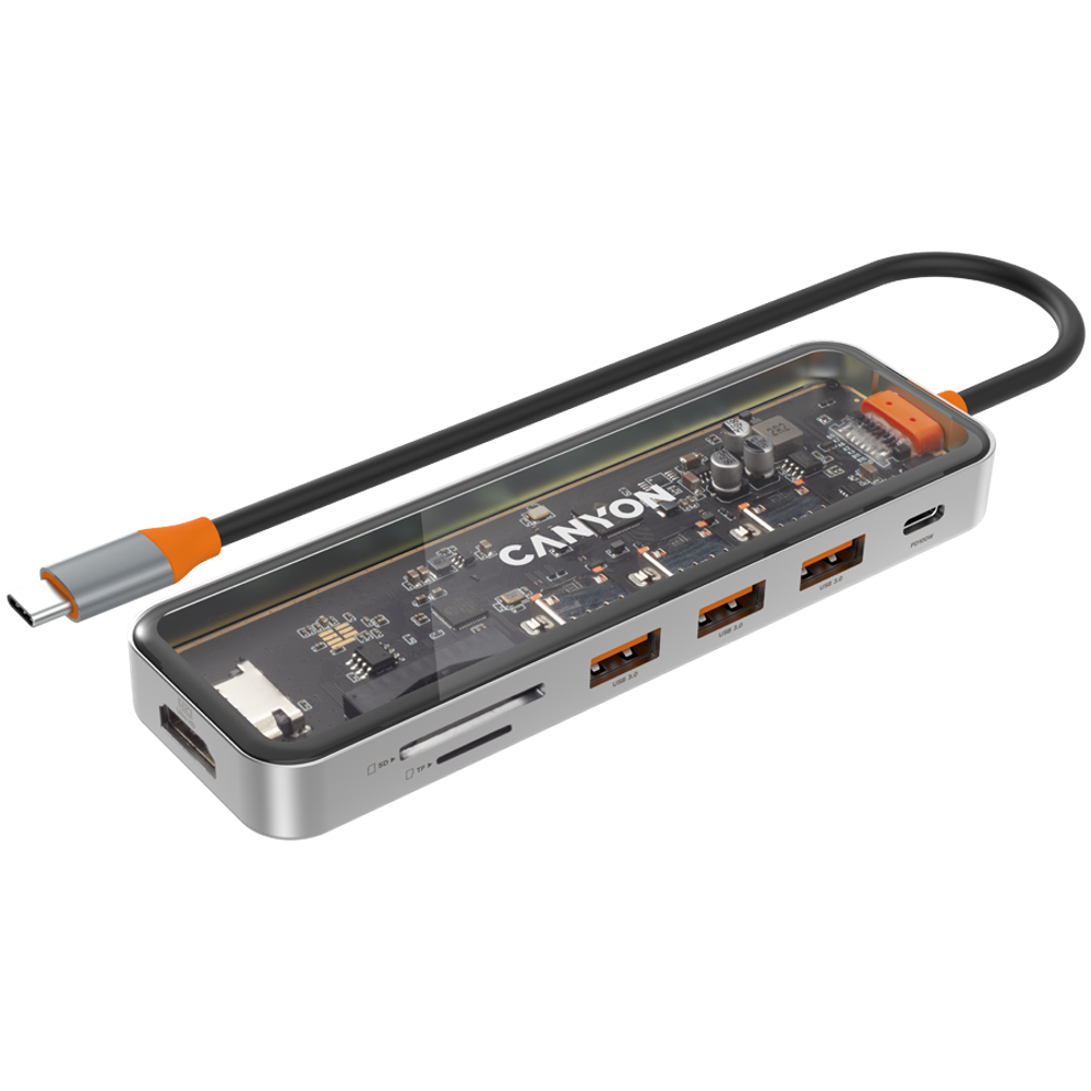 CANYON DS-13: 7-Port USB-C Hub slika 2