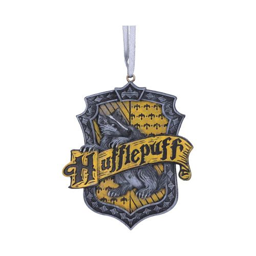 NEMESIS NOW Harry Potter Hufflepuff Grb Viseći Ukras 8 cm slika 1