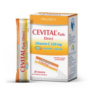 Esensa Cevital Forte Direct Vitamin C 320Mg I Zn Oralni Prašak 20 Kesica Protect Unisex