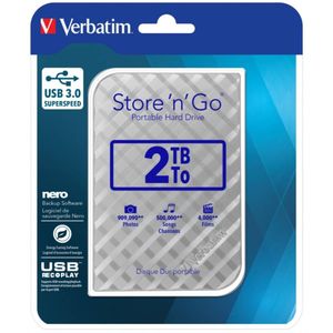 Externi hard disk Verbatim #53198 Store'n'Go 2.5" 2TB USB 3.0 Gen2, srebrni