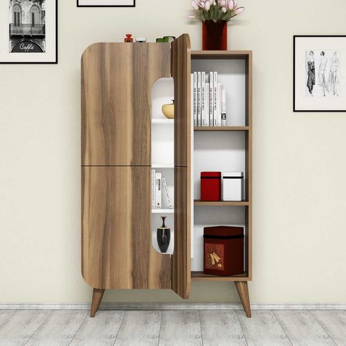 Mine - Walnut, White Walnut
White Multi Purpose Cabinet slika 3