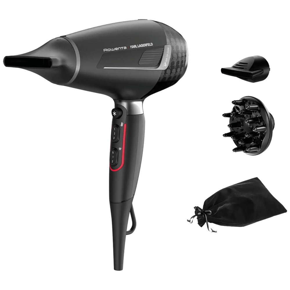 Rowenta Fen za kosu, 2200W, Pro x Karl Lagerfeld - CV888LF0 slika 1