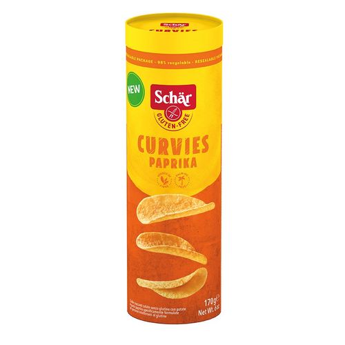 Dr. Schar bezglutenski čips Curvies Paprika 170g slika 1