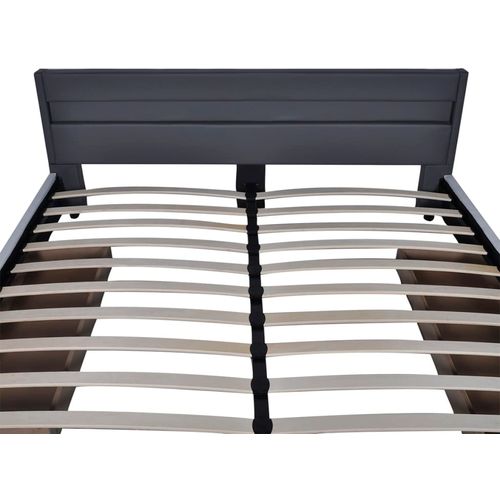Krevet od umjetne kože s madracem LED sivi 180 x 200 cm slika 35