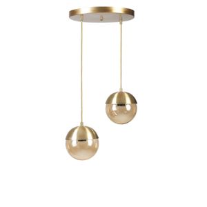 Luster Küre 8709-2 Gold sa Zlatnim Detaljima