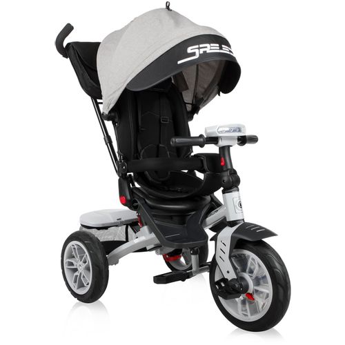 LORELLI SPEEDY AIR 360 ° Tricikl za Djecu s Rotirajućim Sjedalom Grey/Black (12 - 36 mj/20 kg) slika 1