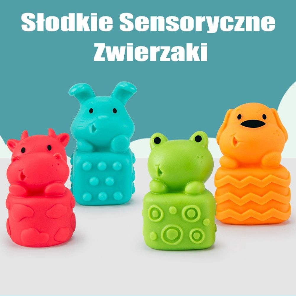 Woopie baby senzorne puzzle squeeze puzzle sound učenje brojanja 20 el. slika 4