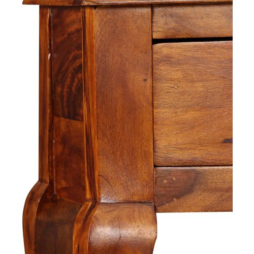 Konzolni stol od masivnog drva šišama 90x32x76 cm slika 32
