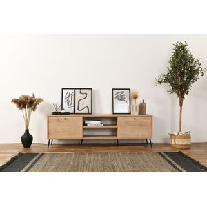TV Stalak Calvin - 180 cm, boje hrasta