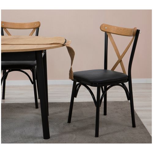 Oliver - Oak, Black Oak
Black Extendable Dining Table & Chairs Set (5 Pieces) slika 4